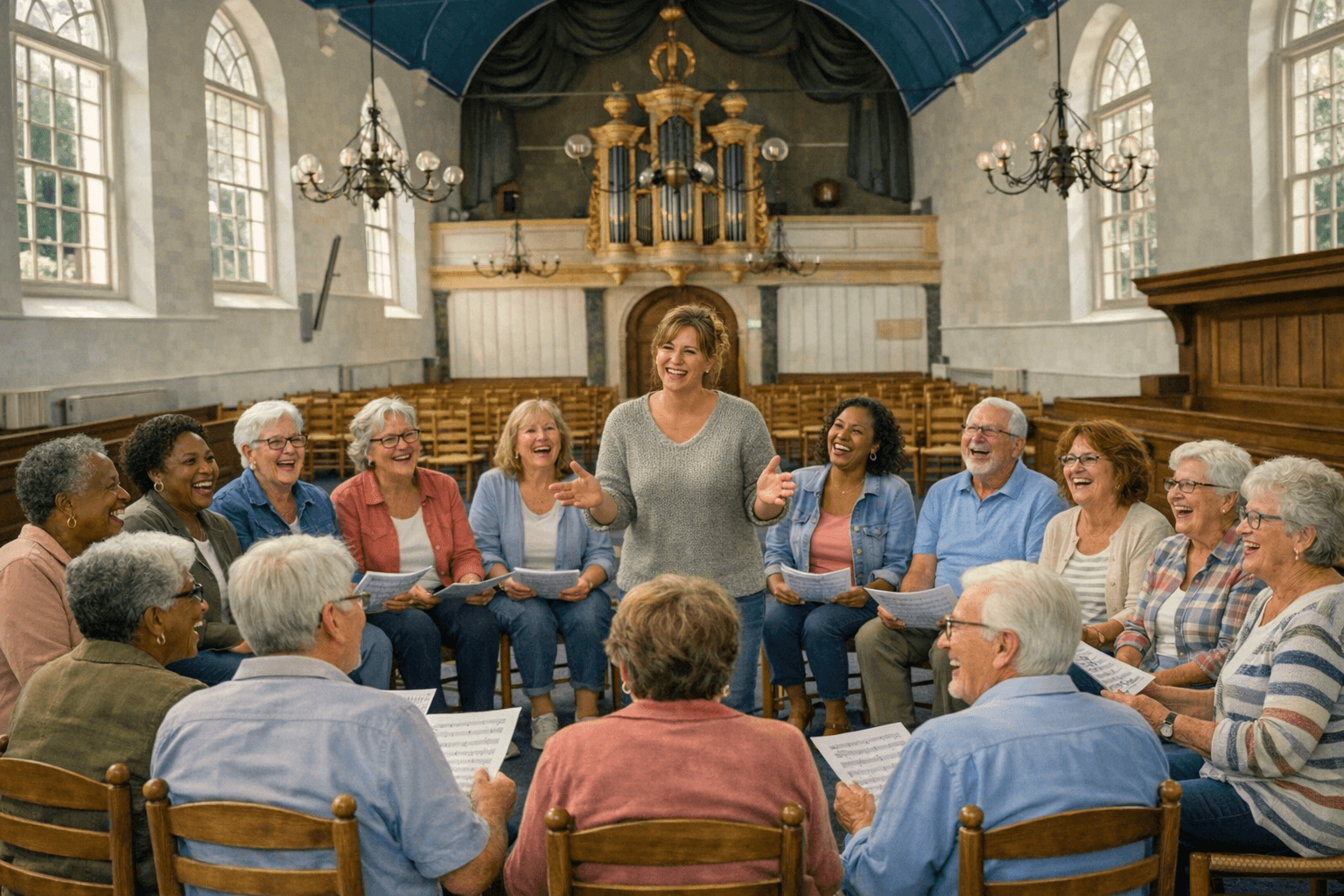 Samen zingen voor senioren met een gevoelig brein